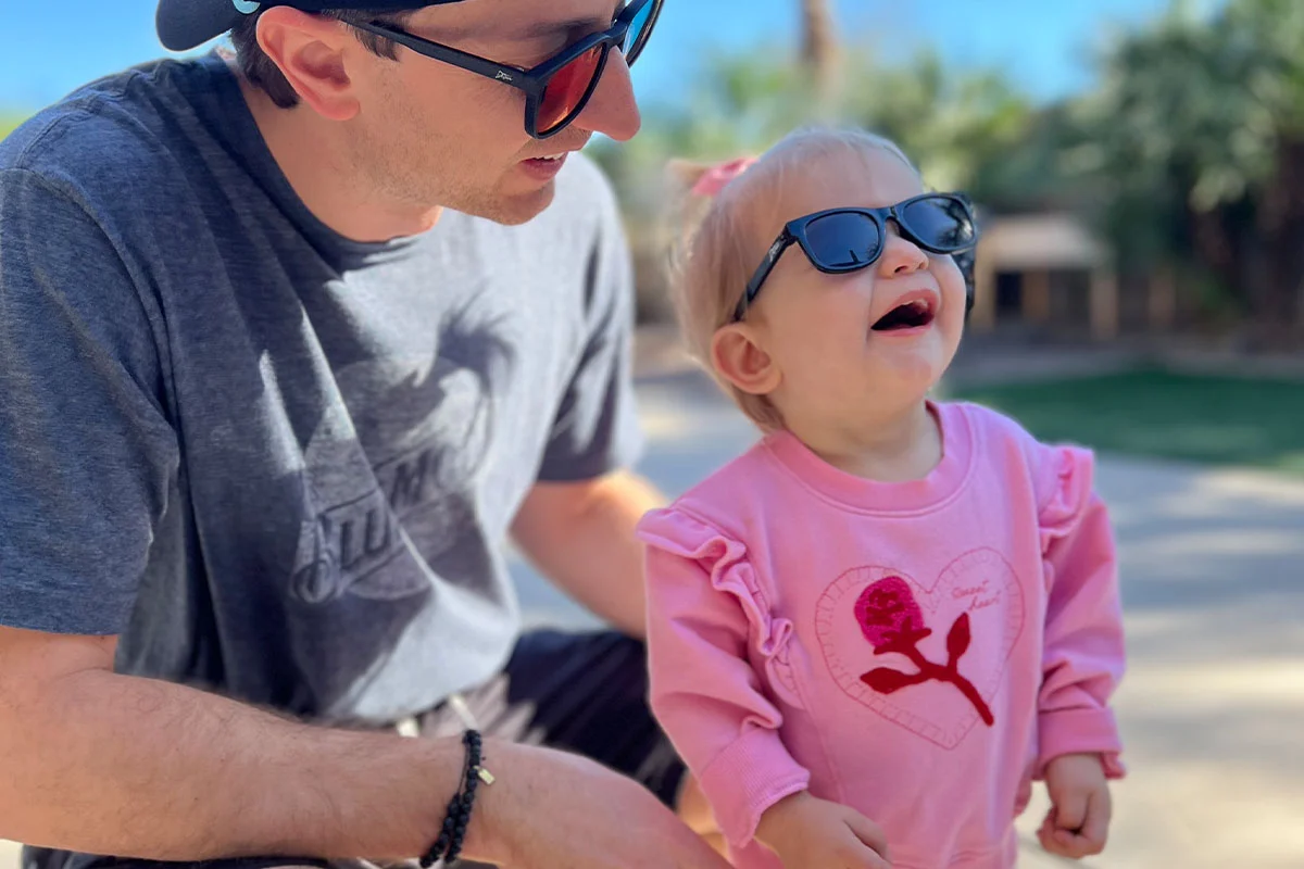 Babies First Sunnies - Jet Black Lens - Baby Sunglasses - Image 6
