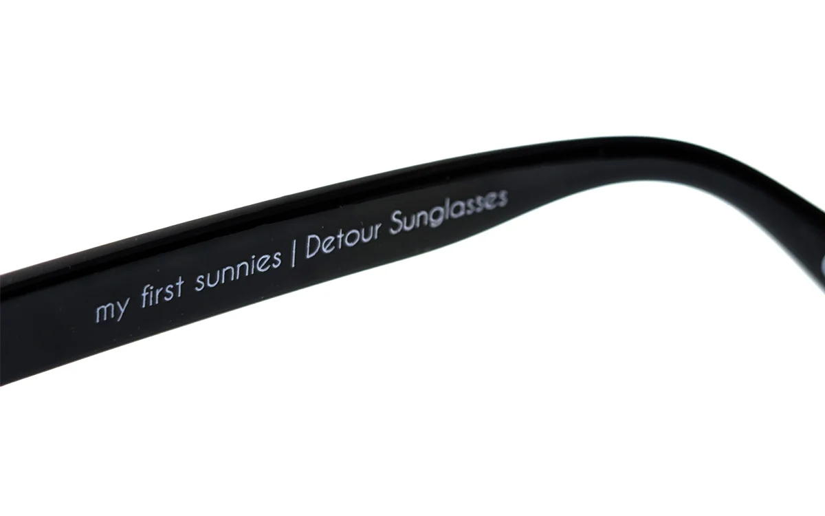 Babies First Sunnies - Jet Black Lens - Baby Sunglasses - Image 7