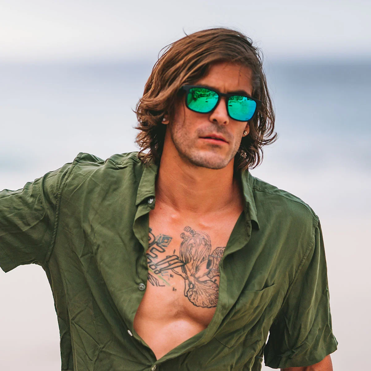 Floaties - Matte Black - Green Machine Polarized - Image 3