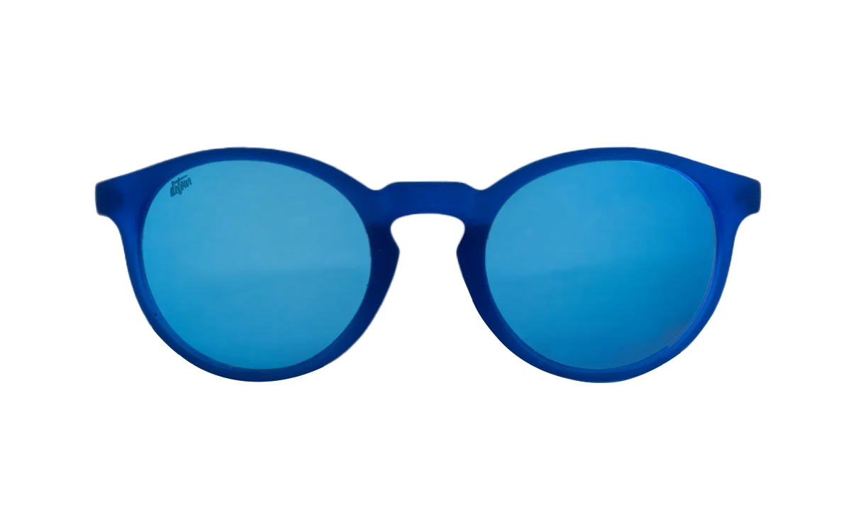 Guppy Kids Frosted Blue- Electric Blue Lens - Image 2