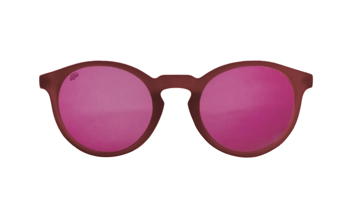 Guppy Kids Frosted Burgundy- Pink Lens - Image 2
