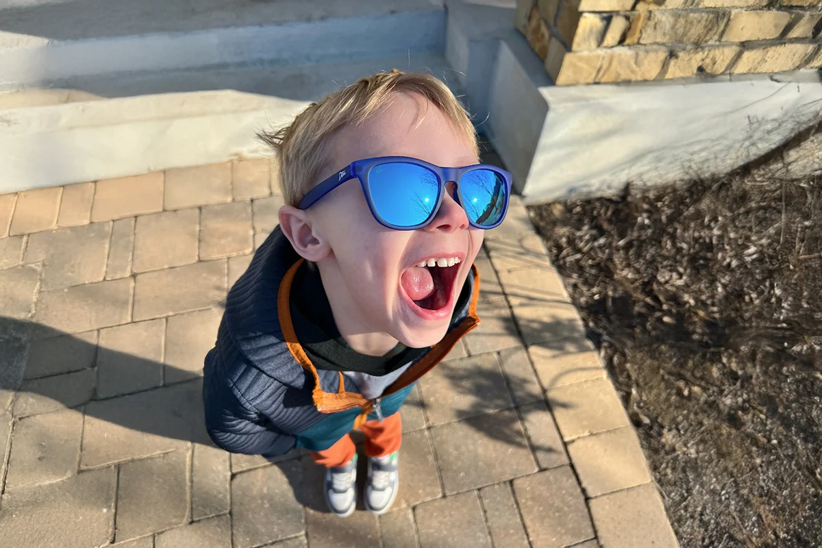 Minnow Kids Frosted Blue - Electric Blue Lens - Image 2